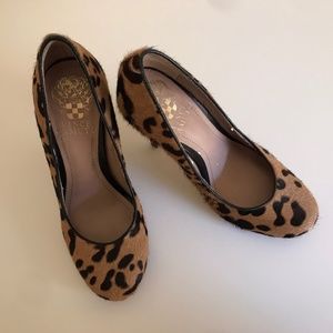 Vince Camuto Leopard Heels Size 5